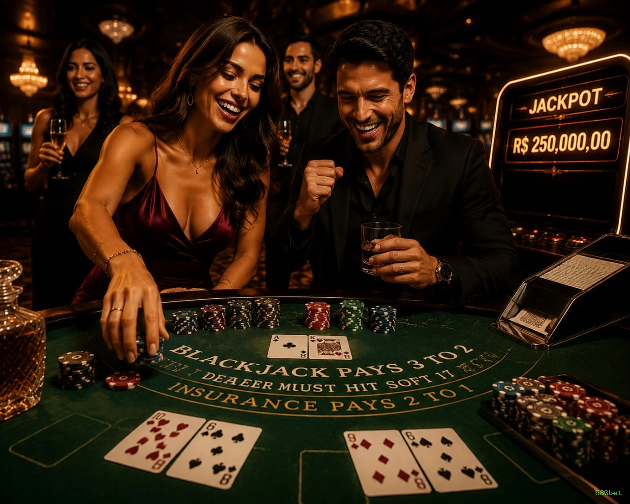 Imagem promocional das apostas esportivas da 586bet
