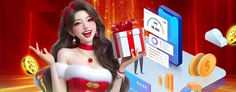 Imagem promocional do login da 586bet